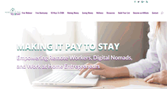 Desktop Screenshot of makingitpaytostay.com