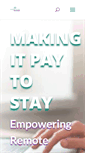 Mobile Screenshot of makingitpaytostay.com